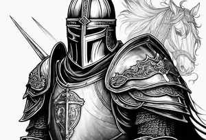 knight, crusader tattoo idea