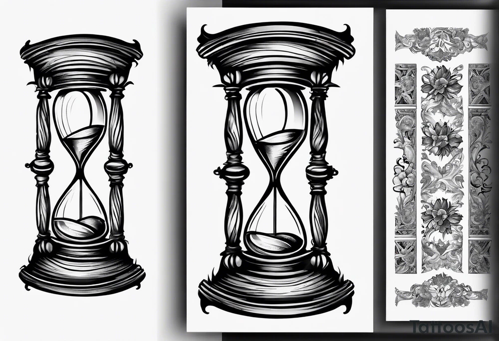 Hourglass tattoo idea