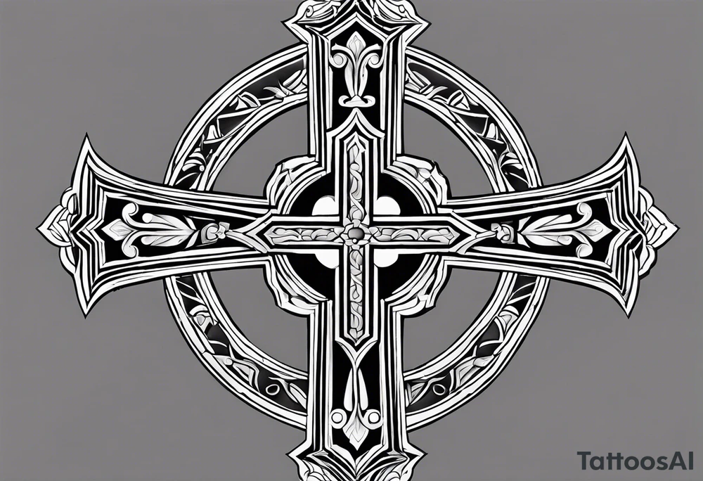 Coptic cross I am a Decon tattoo idea