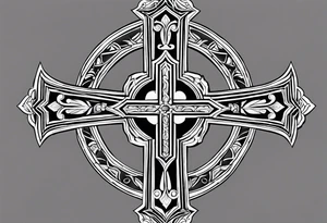 Coptic cross I am a Decon tattoo idea