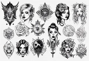 Female tattoo idea
