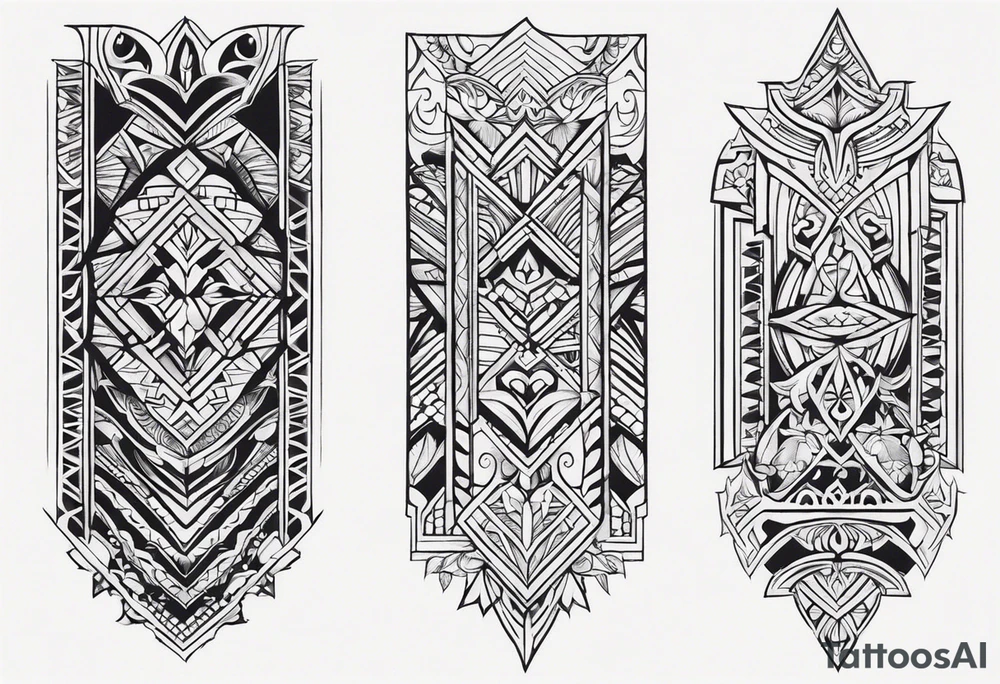 I want to have a 3/4 sleeve tattoo in the polynesian style for the right arm tattoo idea