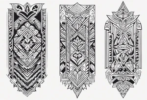 I want to have a 3/4 sleeve tattoo in the polynesian style for the right arm tattoo idea