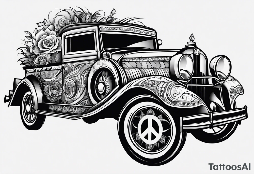 peace and war tattoo idea