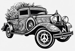 peace and war tattoo idea