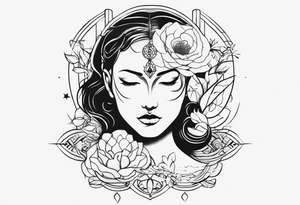 Reincarnation forearm tattoo tattoo idea