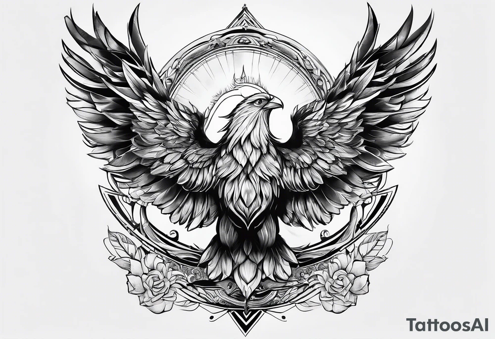 a symbol of firmness of spirit, strength and stability tattoo idea