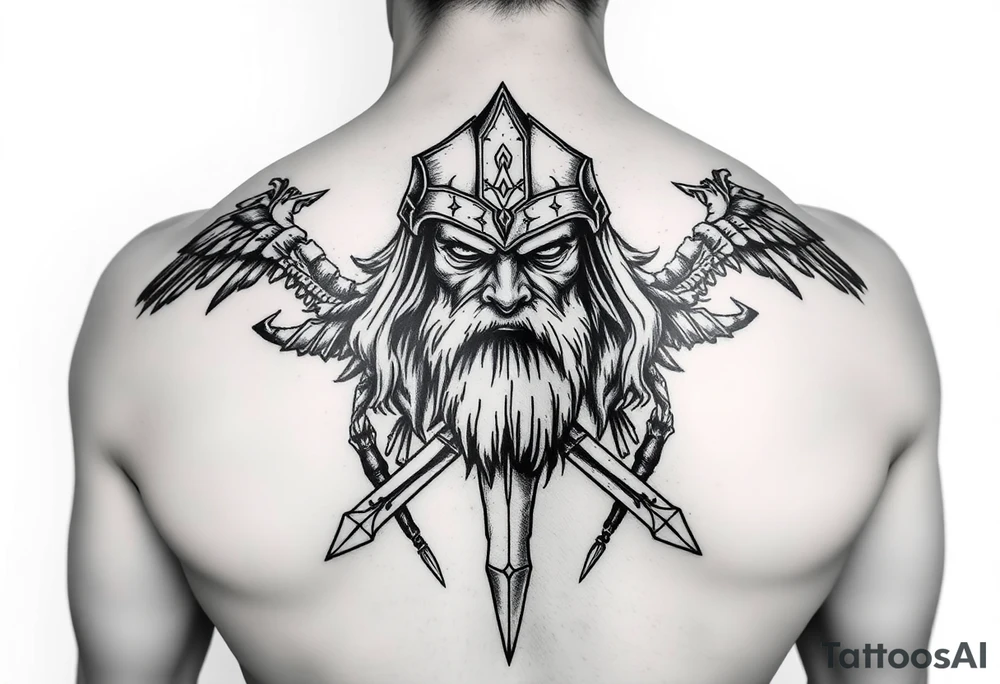 Battle hardened warrior of God tattoo idea