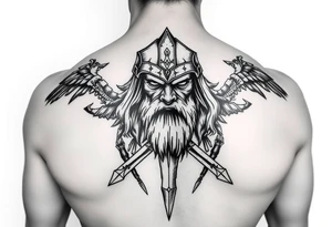 Battle hardened warrior of God tattoo idea
