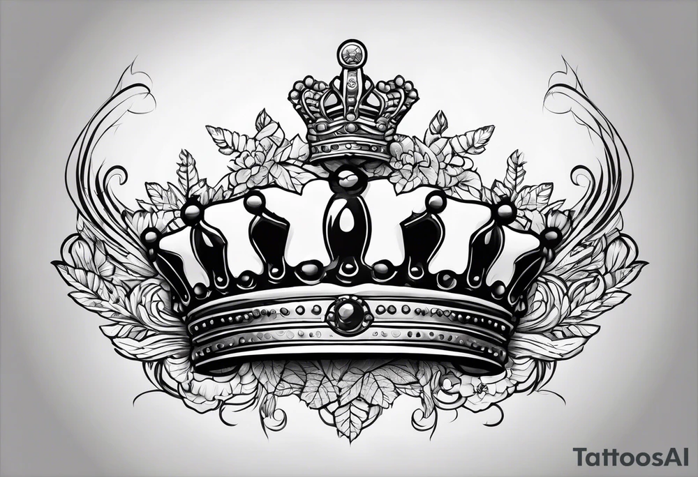crown and name (Tyler) tattoo idea