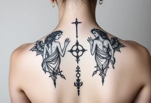 Goddesses Hecate and Freya tattoo idea
