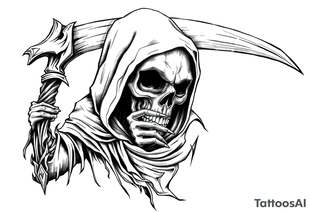 Grim reaper tattoo idea