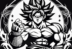 Kaioken Goku tattoo idea