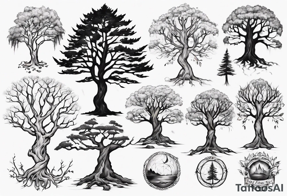 Sitka tree tattoo idea