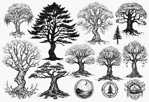 Sitka tree tattoo idea