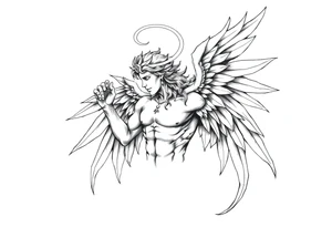 Archangel raphael tattoo idea