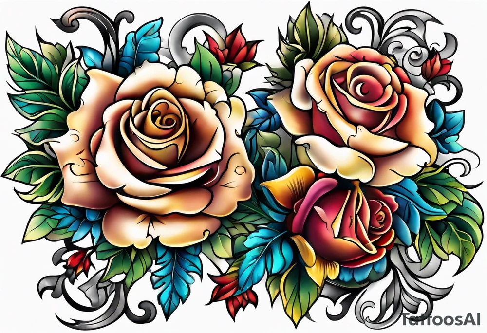 Two Puzzle pieces tattoo idea