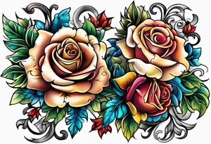 Two Puzzle pieces tattoo idea