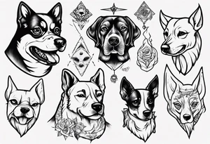 a doggo tattoo idea