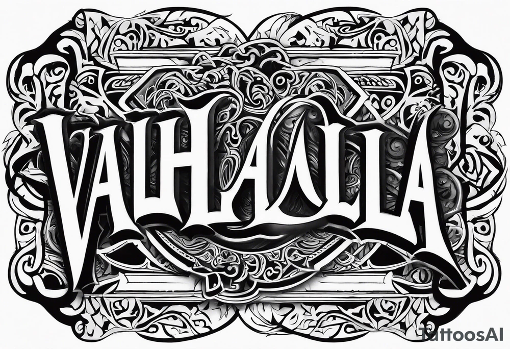 Valhalla mist tattoo idea