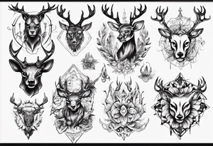 jäger schießt ein reh tattoo idea