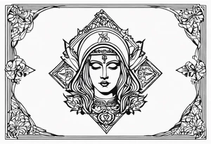 Santa Rita de Cássia tattoo idea
