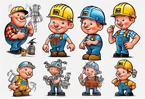 Bob The Builder tattoo idea