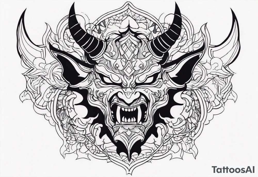 Demon stealing my soul tattoo idea