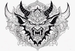 Demon stealing my soul tattoo idea