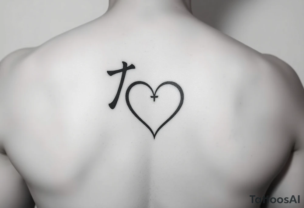 Kyori in cursive but instead of the dot in the i make it a heart tattoo idea