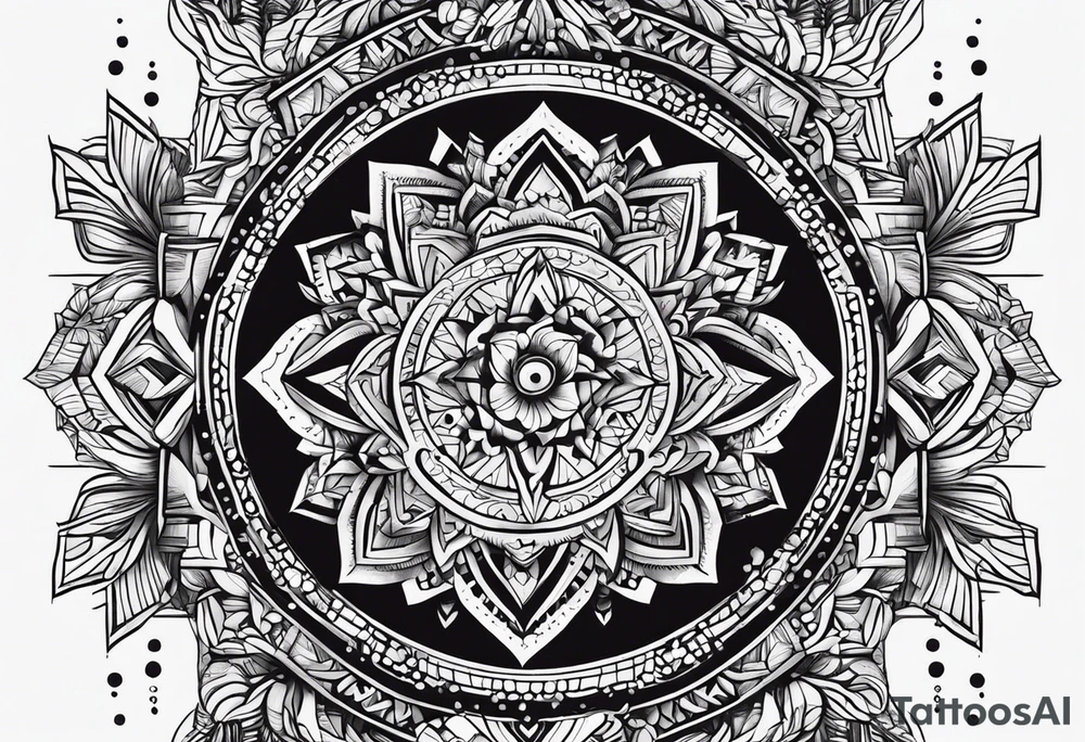 Merged name for Gautam Poorva Garv tattoo idea