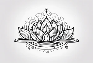 water wrap tattoo idea