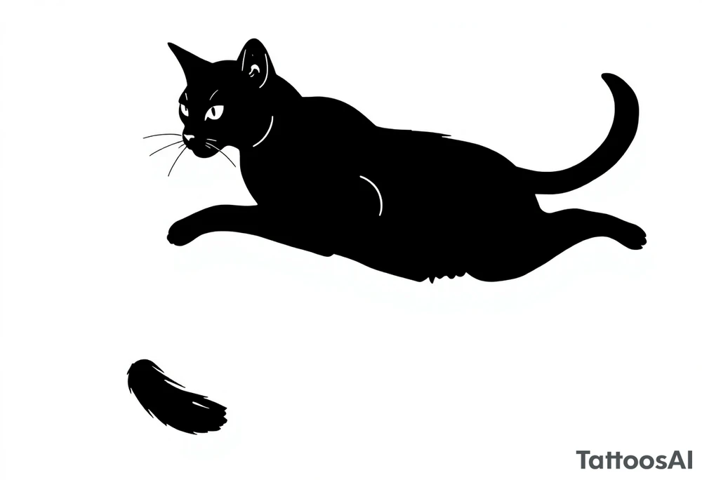 Black Cat tattoo idea