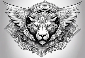 chimera tattoo idea