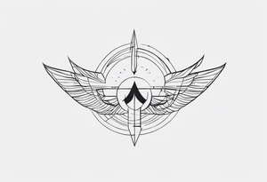arm strength tattoo idea