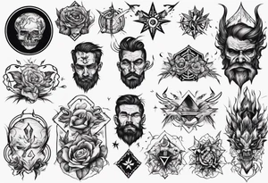 man getting a tattoo close up tattoo idea