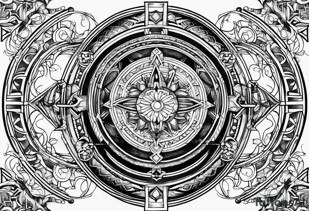 Gates of heaven tattoo idea