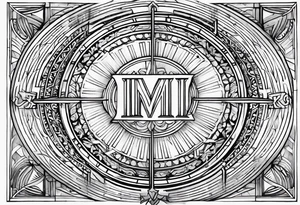 roman numeral January 1 1975 and February 4 969 tattoo idea