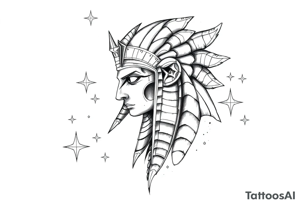 osiris,stars. tattoo idea