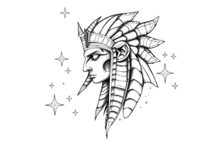 osiris,stars. tattoo idea