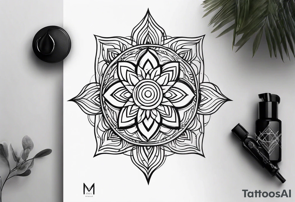 simple symbol designs small geometric tattoo idea
