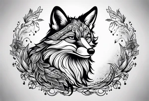 Fox landing tattoo idea