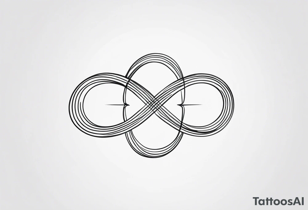 Infinity symbol with words Even If around symbol tattoo idea Infinity symbol with words Even If around symbol tattoo idea