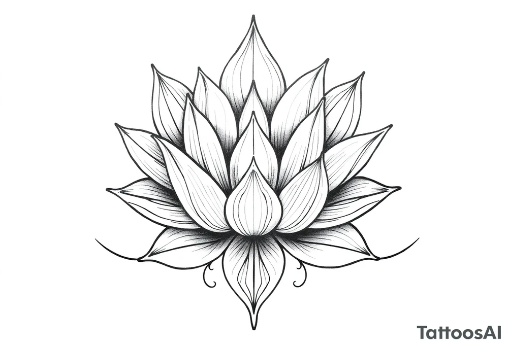 Water lily, earth, air, water, wiccan tattoo idea