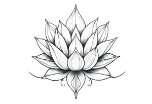 Water lily, earth, air, water, wiccan tattoo idea