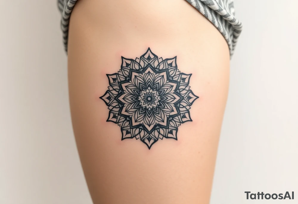 psychedelic mandala tattoo tattoo idea