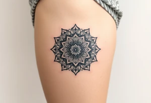 psychedelic mandala tattoo tattoo idea