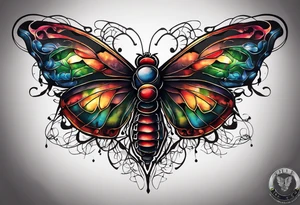 Last of Us firefly tattoo that incorporates Pride colors. I do not want any characters in this tattoo. tattoo idea