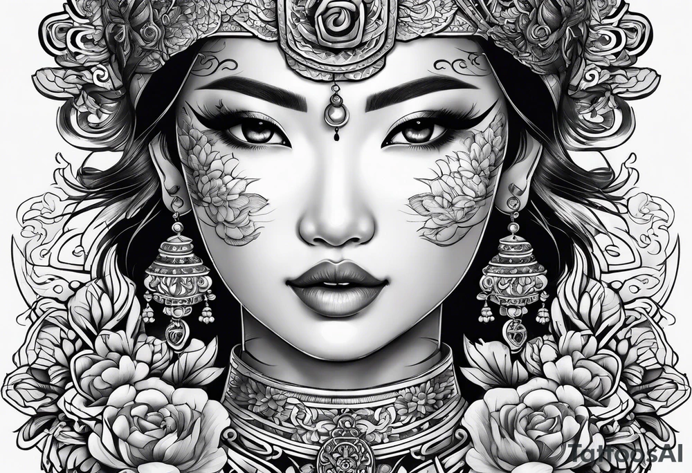 Traditional Vietnamese tattoo idea