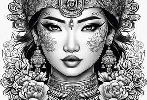 Traditional Vietnamese tattoo idea